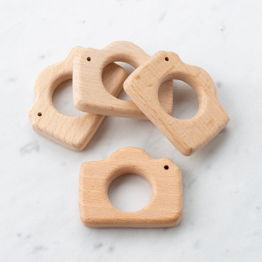 Loren 4'lü Kamera Ahşap Diş Kaşıyıcı